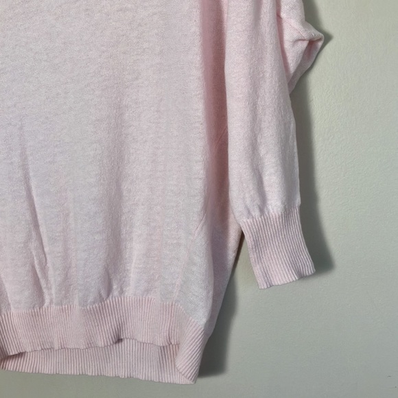 Naïf Montreal linen cotton blend light pink Sweater balletcore Size S - Picture 8 of 11